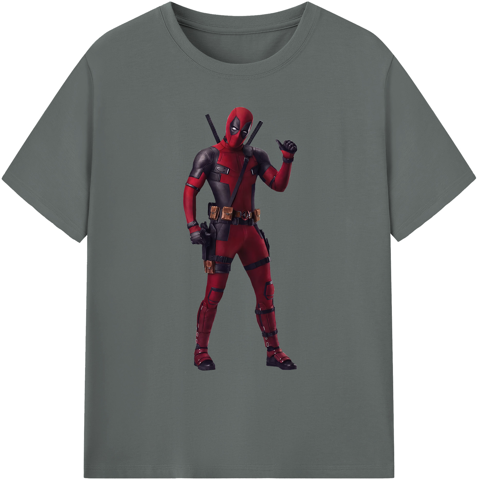（画像用） Deadpool デッドプール 綿100％ メンズ半袖Tシャツ｜肌触りやわらか＆通気性